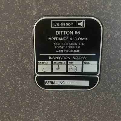 Occasion, bon etat : Paire de face avant pr enceinte vintage CELESTION DITTON II