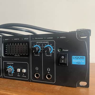 Focusrite Liquid Saffire 56 Firewire Audio Interface 2010s - Black image 2
