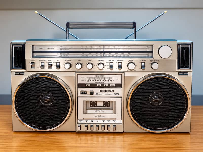 CROWN CSC-970L – RARE VINTAGE BOOMBOX / GHETTOBLASTER image 1