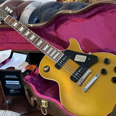 Gibson Les Paul Custom Shop 1956 Historic RI Rare Black/Gold VOS 2016 Gold Top R6 image 6