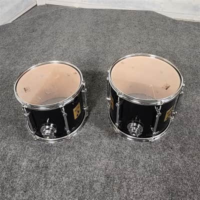 Used Vintage Sonor Force 3000 5pc Drum Set Black - Fair image 8