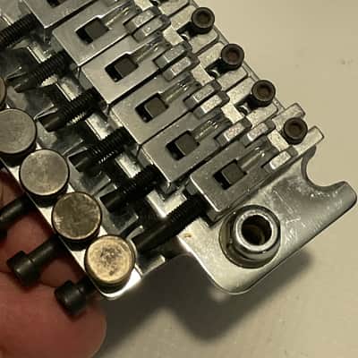 1980's Era Original Floyd Rose Made in Germany Chrome Tremolo Bridge Vibrato Kramer Model Guitar image 17