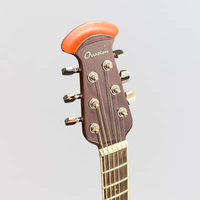 Ovation CS24P-PKOA Celebrity Series Traditional Plus Mid-Depth Acoustic-Electric Guitar - Koa image 7