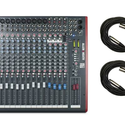Allen & Heath ZED-18 18-channel Mixer with USB Audio Interface with Free Shipping & XLR Cables!! image 1