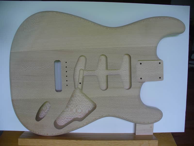 Exotic '62 S-Style Quarter Sawn American Sycamore Guitar Body for Strat® Neck Natural made in USA image 1