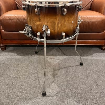 Tama S.L.P. 16x10 Duo Birch Snare 2021 - Natural Mocha Burst image 2