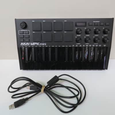 Akai MPK Mini Blackout 25-Key USB MIDI Keyboard Controller - Preowned image 1