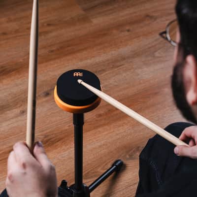 Meinl MMP4OR 4" Marshmallow Drum Practice Pad - Orange image 3
