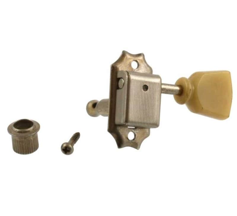 Gotoh SD90 3×3 Factory Relic Aged Nickel Vintage Tuners with Keystone Buttons TK-0770-007 image 1
