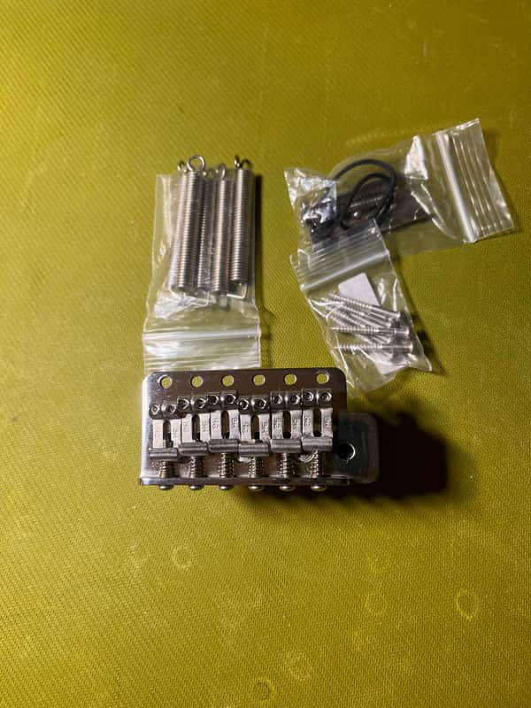 Callaham Stratocaster Vibrato Bridge Set - Upgraded Saddles image 1