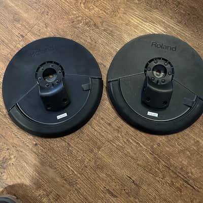 Lot of 2 Roland CY-5 V-Cymbal 10" Dual-Trigger Pads image 2