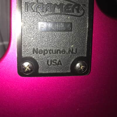 Kramer Pacer custom 1 1989 Magenta image 5