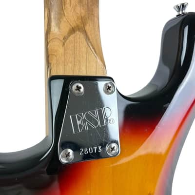 ESP Vintage Plus Stratocaster 1997 - Sunburst image 6