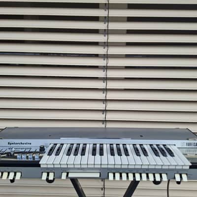 Farfisa Syntorchestra 37-Key String Synthesizer 1976 - Silver image 1
