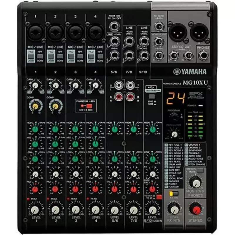 Yamaha MG10X 10 CHANNEL MIXER WITH SPX EFFECTS image 1