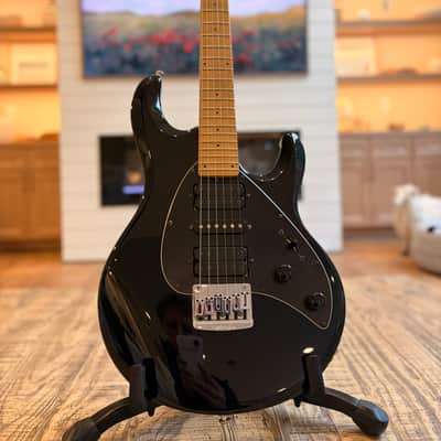 Ernie Ball Music Man Silhouette USA HSH Black Maple w/case image 5