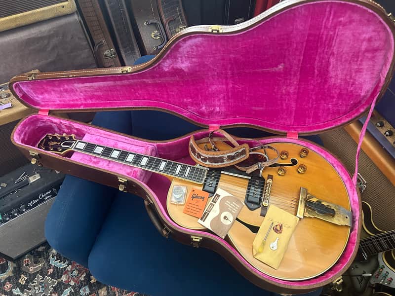 Vintage Gibson L5CNES 1955 Blonde Natural OHSC TAGS! WOW Bild 1