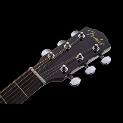 Fender CD-60 Dreadnought V3 Walnut Fingerboard Black With Case image 8