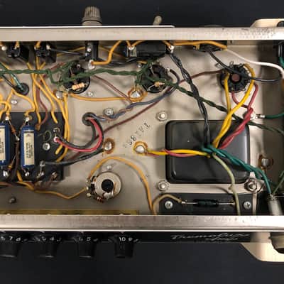 1963 Fender Tremolux Amp Head Only (Blackface AA763) Owned by Ian D'Sa of Billy Talent image 10