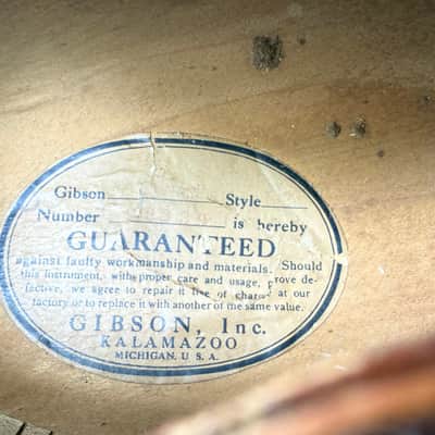 Gibson L4 1939 - Cremona Sunburst image 13
