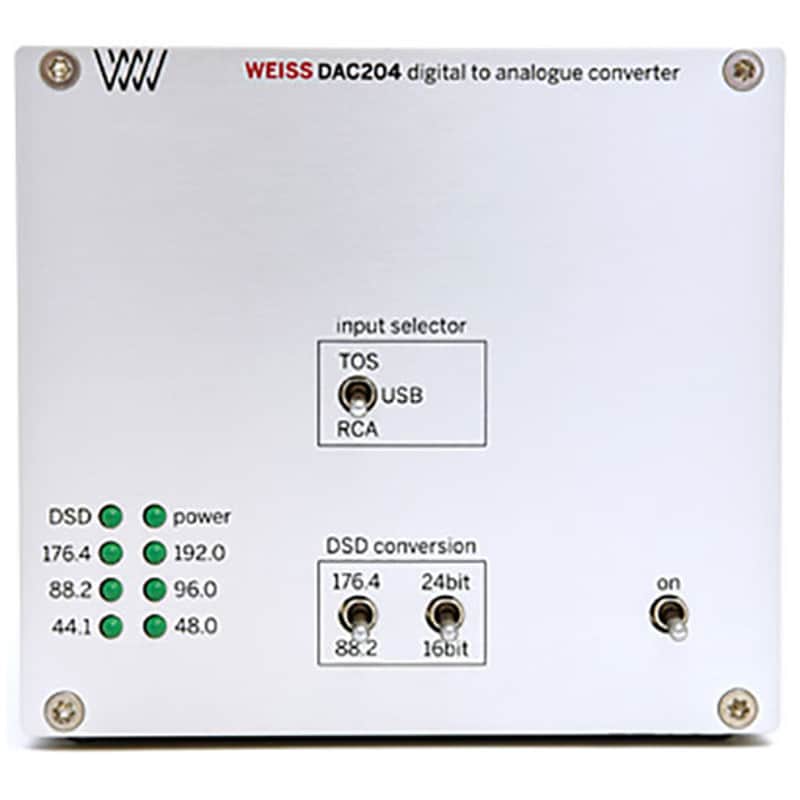 Weiss Engineering DAC204 MK2 D/A Converter plus DSP/DSD Interface with DSD to PCM Conversion image 1