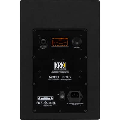 KRK ROKIT 7 G5 7-inch Powered Studio Monitor (Black) image 4