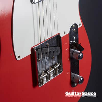 Fender Custom Shop 56 Telecaster Journeyman Aged Fiesta Red 2019 Used (Cod. 1451UG) image 6