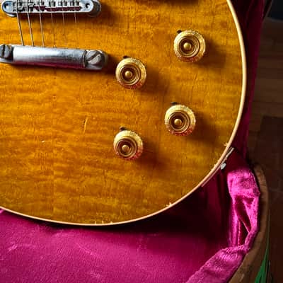2015 Gibson Les Paul 1959 True Historic Murphy Aged Dirty Lemon image 9