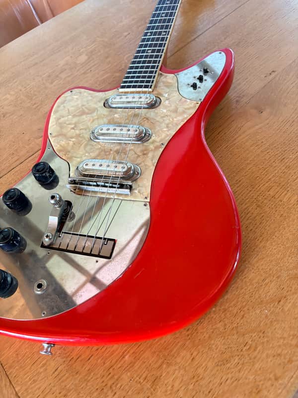 Circa 1963 Framus Strato Deluxe Factory Left Handed Rare Collector