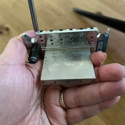 Floyd Rose Original Tremolo Bridge System with R2 Nut 42mm Block - Chrome - Germany image 8