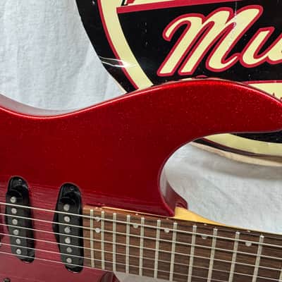 Hamer USA Centaura HSS Guitar with Reverse Headstock + Case - Metallic Candy Apple Red image 3