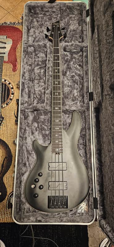 Schecter SLS Evil Twin-4 Left-Handed 2019 - Present - Satin Black image 1