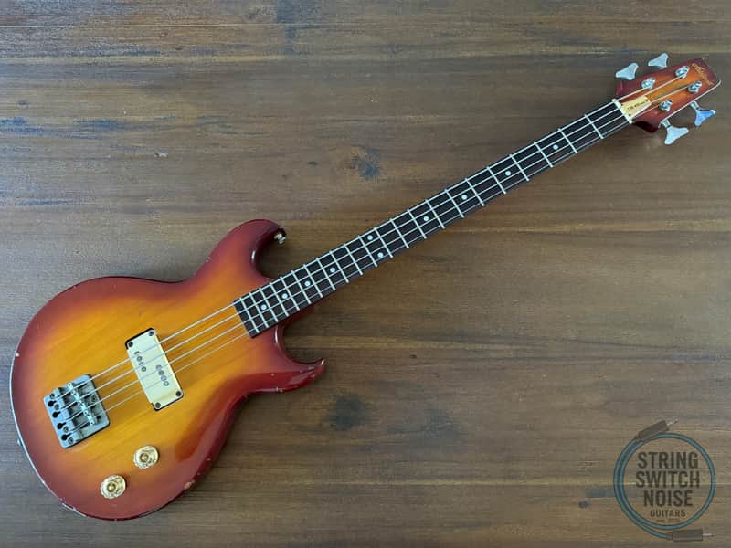 Aria Pro Ⅱ Cardinal Siries ベース 82年製 Aria Pro II, Cardinal Series Bass, MIJ 1982, Cherry Burst, SET