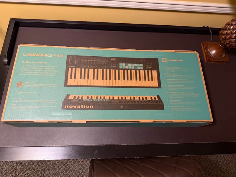 Novation Launchkey 49 MK4 Controller w/ Original Box 2024 - Black image 1