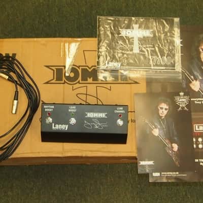 Laney Tony Iommi TI100 Signature 100 watt all tube amp head used by TONY himself! image 8
