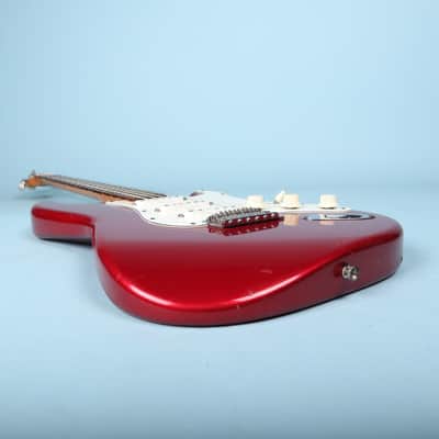 1998 Fender Deluxe Powerhouse Stratocaster Electric Guitar Red image 12