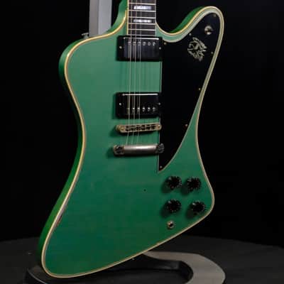 Mint Gibson Custom Dealer Select Firebird Custom Electric Guitar - Murphy Lab Heavy Aged, Inverness Green image 5