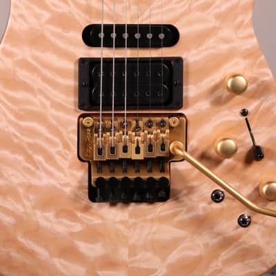Jackson Custom Shop USA Signature Phil Collen PC1 - Caramelized Flame Maple Fingerboard, Satin Au Natural image 4