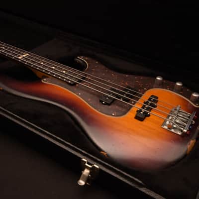 ESP Vintage Four Precision/Jazz Bass guitar! NOT LTD! Sunburst! Custom Shop Fender Killer! image 3