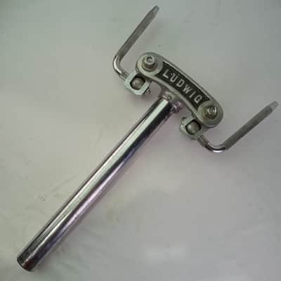 Ludwig "BLOCK Letter"1st-Gen.Super Classic Double Tom L-Arm Drum Mount Bass Post image 1