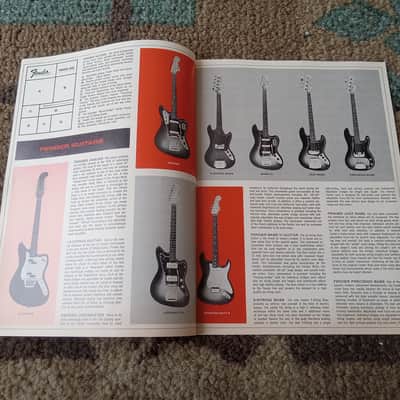 Vintage 1965-1966 Fender Fine Electric Instrument Full-Line Catalog! Rare, Original Case Candy, Paperwork! image 2
