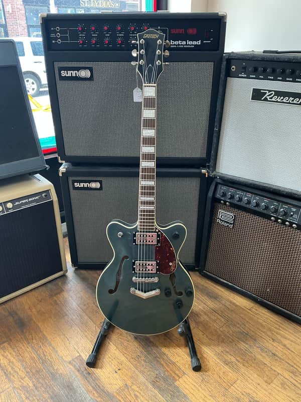 Gretsch G2622 Streamliner Center Block Double-Cut with V-Stoptail 2023 - Present - Gunmetal image 1