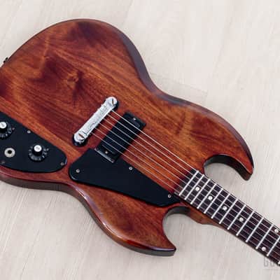 1972 Gibson SG-1 Cherry Vintage Guitar 100% Original w/ Case, Tarback Mini Humbucker image 8