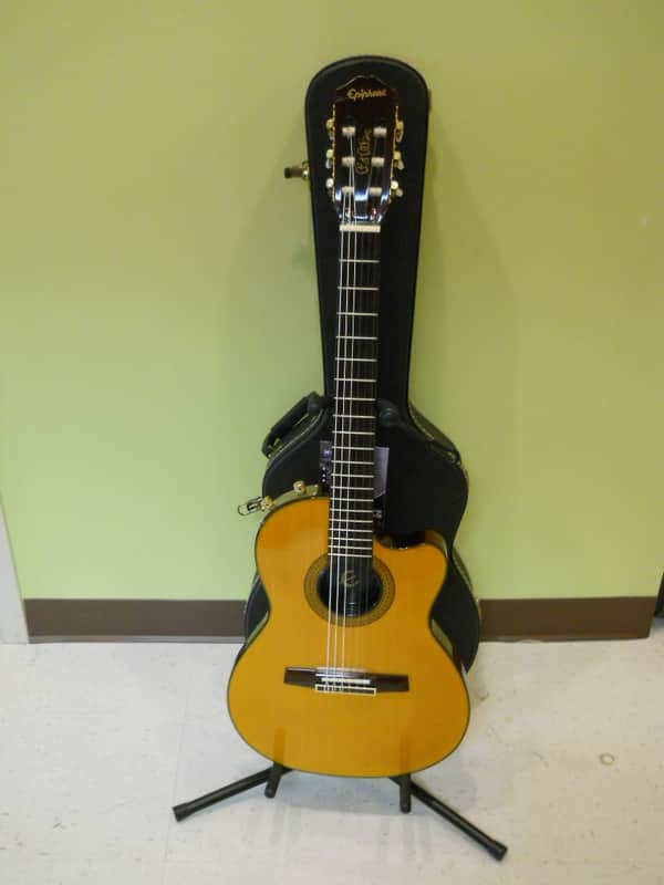 Immagine Epiphone Chet Atkins CEC Nylon String Acoustic Classical (w/OHSC) - 1