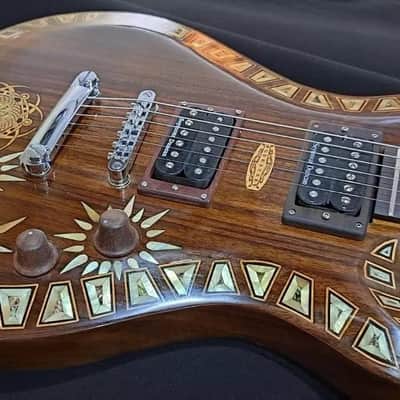 Electric Guitar Handmade by Blueberry Guitars Double Cutaway Seymour Duncan Pickups image 1