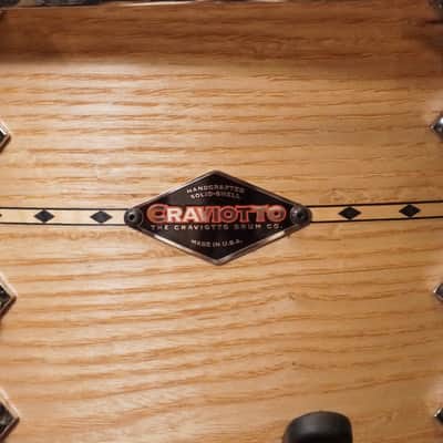 Craviotto 12/14/18/5.5x14" Ash Drum Set - 2015 image 5