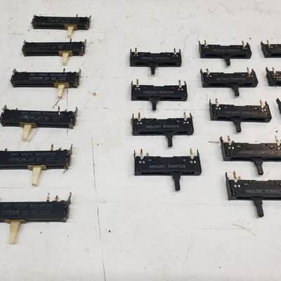 Used Set of 35 Original ARP Quadra Sliders for Refurbishing/Parts/Repair image 10