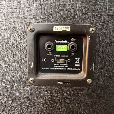 Randall RD100H Diavlo 3-Channel 100-Watt Tube Guitar Amp Head 2010s - Black + Randall 4x12 Speaker Cabinet image 7