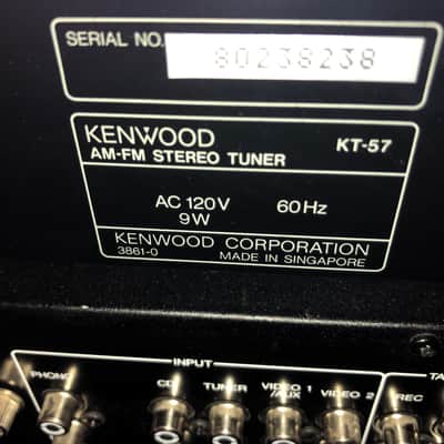 Kenwood KM-107 Stereo Amplifier + KC-207 Preamp + KT-57 Tuner W/ Remote image 4