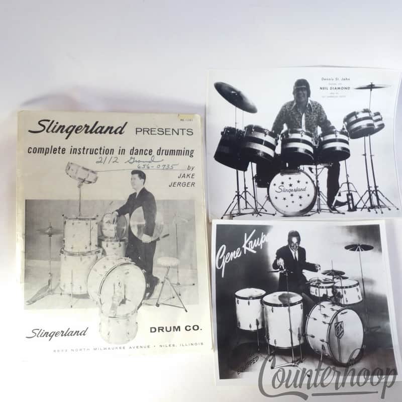 Slingerland Drum Complete Instruction in Dance Drumming Jake Jerger+Photos Krupa image 1
